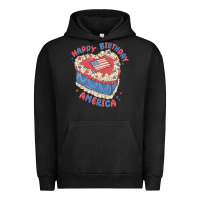 Pigment Black happy birthday america Urban Hoodie - MaliasSmallBusiness