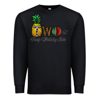 Black two fruity birthday cutie Premium Sweatshirt - CowhideDigitalArt