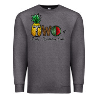 Charcoal Heather two fruity birthday cutie Premium Sweatshirt - CowhideDigitalArt