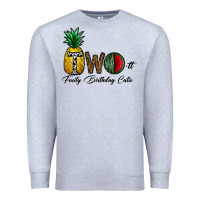Heather Grey two fruity birthday cutie Premium Sweatshirt - CowhideDigitalArt