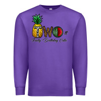 Purple two fruity birthday cutie Premium Sweatshirt - CowhideDigitalArt