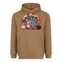 Toasted Coconut 4th of July rainbow with gnomes Heavyweight Hoodie - CowGirlArtShop