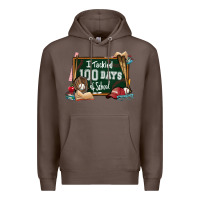 Coffee I tacked 100 days school Baseball Premium Hoodie - NancyCooperArtShop