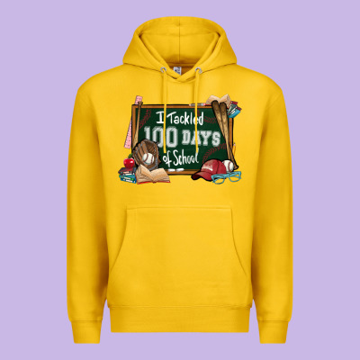 I Tacked 100 Days School Baseball Premium Hoodie Designed By Nancycooperartshop