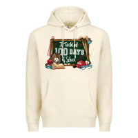 Sandshell I tacked 100 days school Baseball Premium Hoodie - NancyCooperArtShop