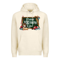 Tofu I tacked 100 days school Baseball Premium Hoodie - NancyCooperArtShop