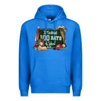 True Royal I tacked 100 days school Baseball Premium Hoodie - NancyCooperArtShop