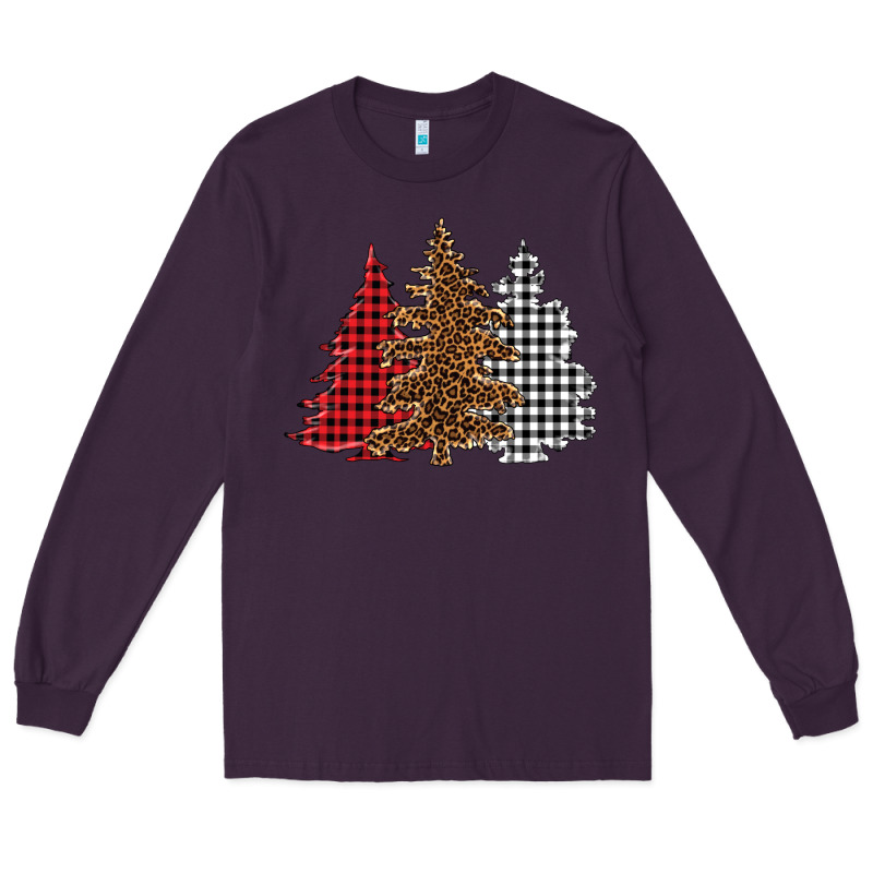 Christmas Trees Long Sleeve Tee by BarkalooDesign | Teevron