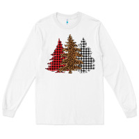White christmas trees Long Sleeve Tee - BarkalooDesign