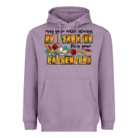 Lavender may your coffe always be stronger than your passengers Heavyweight Hoodie - CowhideDigitalArt