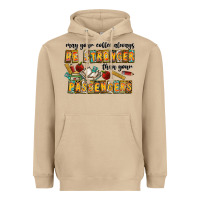Mushroom may your coffe always be stronger than your passengers Heavyweight Hoodie - CowhideDigitalArt