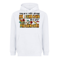 White may your coffe always be stronger than your passengers Heavyweight Hoodie - CowhideDigitalArt