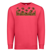 Cardinal leopard american football libbey glass Premium Sweatshirt - HRA Design Shop