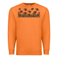 Carrot leopard american football libbey glass Premium Sweatshirt - HRA Design Shop