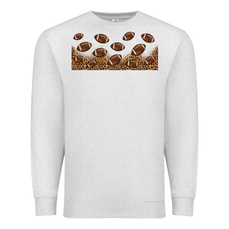 Leopard American Football Libbey Glass Premium Sweatshirt by HRA Design Shop | Teevron