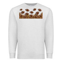 Oatmeal Heather leopard american football libbey glass Premium Sweatshirt - HRA Design Shop
