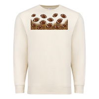 Sandshell leopard american football libbey glass Premium Sweatshirt - HRA Design Shop