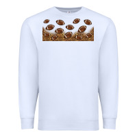White leopard american football libbey glass Premium Sweatshirt - HRA Design Shop