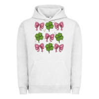 Pigment Lunar Rock coquette bow clover st. patrick's day Urban Hoodie - MaliasSmallBusiness