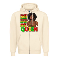 Sandshell black queen quotes juneteenth Zipper Hoodie - texasbilliewilder