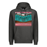 Charcoal Heather western fringe cowhide leopard Premium Hoodie - BarkalooDesign