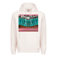 Pale Pink western fringe cowhide leopard Premium Hoodie - BarkalooDesign