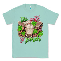 Seafoam Too cute to pinch charolais calf Classic Tee - RanaPortraitStore