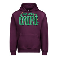 Mauve Wine one lucky mini Urban Hoodie - MaliasSmallBusiness