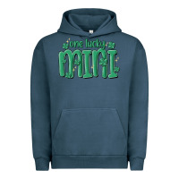 Pigment Midnight Navy one lucky mini Urban Hoodie - MaliasSmallBusiness