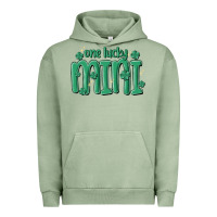 Pigment Oil Green one lucky mini Urban Hoodie - MaliasSmallBusiness
