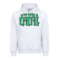 White one lucky mini Urban Hoodie - MaliasSmallBusiness