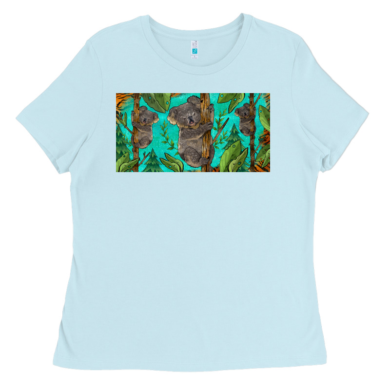 Koala License Plate Ladies Tee by BarkalooDesign | Teevron