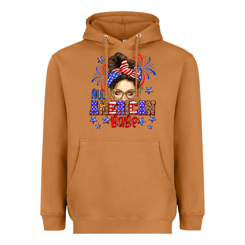 All American Babe Heavyweight Hoodie by Neo Western | Teevron