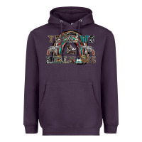 Plum yeehaws and heilnaws Heavyweight Hoodie - SublimationCraftShop