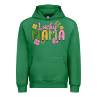 Emerald lucky mama Urban Hoodie - MaliasSmallBusiness