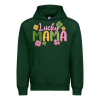 Forest Green lucky mama Urban Hoodie - MaliasSmallBusiness