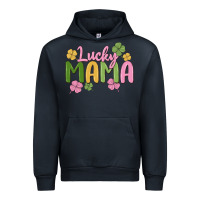 Navy lucky mama Urban Hoodie - MaliasSmallBusiness