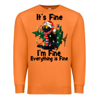 Carrot It's Fine I'am Fine Everything Is Fine Premium Sweatshirt - FaDigitalArtStudio