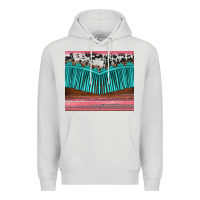 Dove Grey western fringe cowhide leopard Premium Hoodie - BarkalooDesign