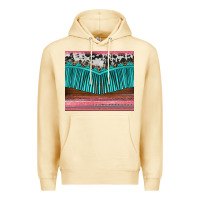 Pina Colada western fringe cowhide leopard Premium Hoodie - BarkalooDesign