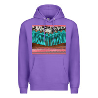 Purple western fringe cowhide leopard Premium Hoodie - BarkalooDesign