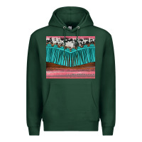 Sports Green western fringe cowhide leopard Premium Hoodie - BarkalooDesign