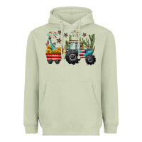 Matcha 4th of july tractor Heavyweight Hoodie - CowGirlArtShop