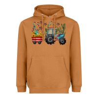 Meerkat 4th of july tractor Heavyweight Hoodie - CowGirlArtShop