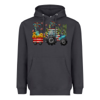 4th Of July Tractor Heavyweight Hoodie | Teevron