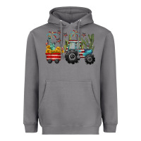 Storm 4th of july tractor Heavyweight Hoodie - CowGirlArtShop