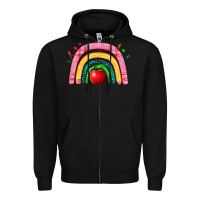 Black school rainbow Zipper Hoodie - Zillion Design Studio