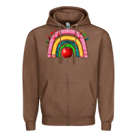 Chestnut school rainbow Zipper Hoodie - Zillion Design Studio