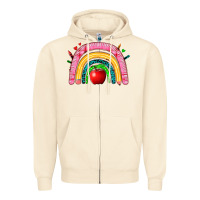 Sandshell school rainbow Zipper Hoodie - Zillion Design Studio