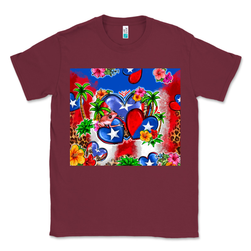 Puerto Rico Hearts Classic Tee by Zillion Design Studio | Teevron